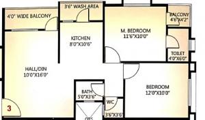 Mithali Residency - Floor plan