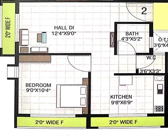 Shree Chamunda Apartment - Floor Plan