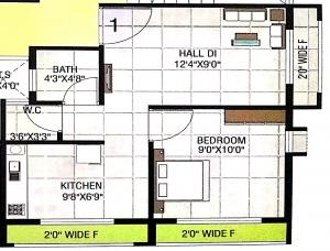 Shree Chamunda Apartment - Floor plan