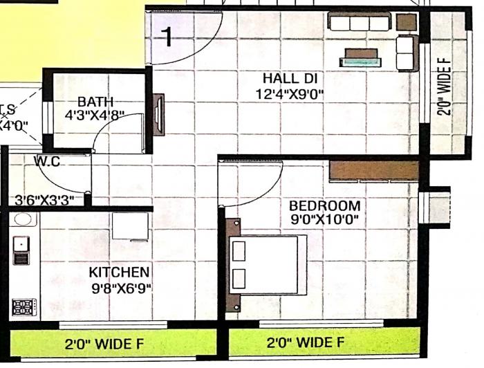 Shree Chamunda Apartment - Floor Plan
