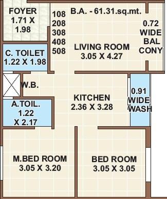 Arham Residency - Floor Plan