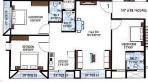 S R Venus Height - Floor plan