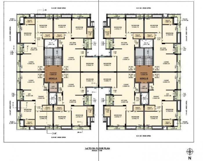 Vardhman Race Course Residency - Site Plan