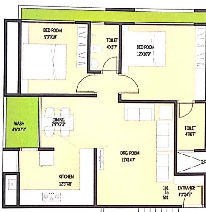 Aditya One - Floor Plan