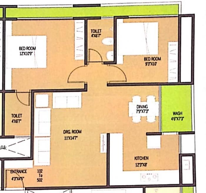 Aditya One - Floor Plan