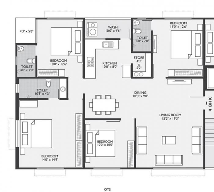Bathani Cloud 3 - Floor Plan