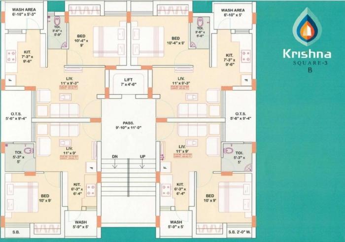 Vision Krishna Square 3 - Site Plan