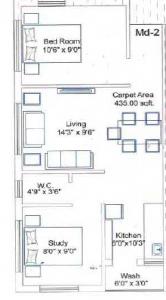 Dev Dwarika Heights - Floor plan