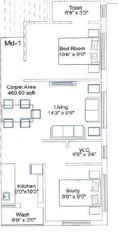 Dev Dwarika Heights - Floor Plan