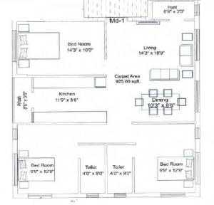 Dev Dwarika Heights - Floor plan