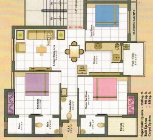 Aashutosh Residency - Floor plan