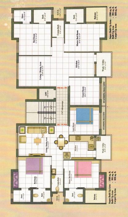 Aashutosh Residency - Site Plan
