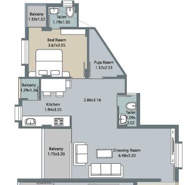 Om Harmony 2 - Floor Plan
