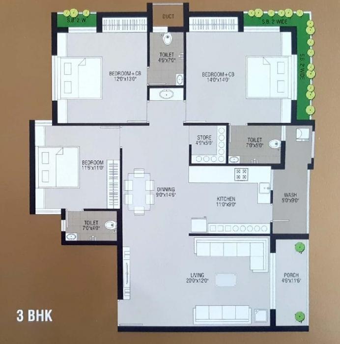 Akshar Parisar - Floor Plan
