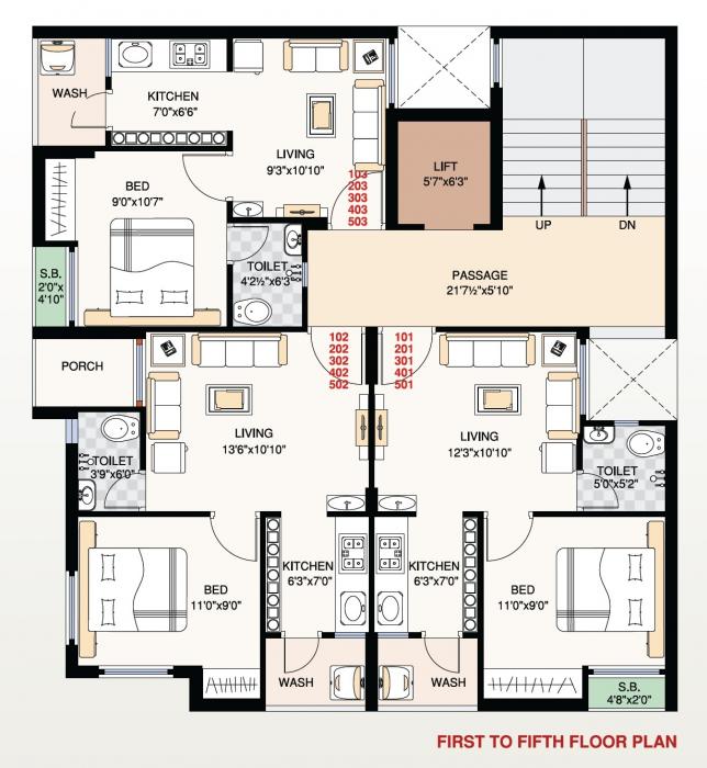Rudra Krishna Elegance - Site Plan