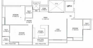 Atlantis Apartment - Floor plan