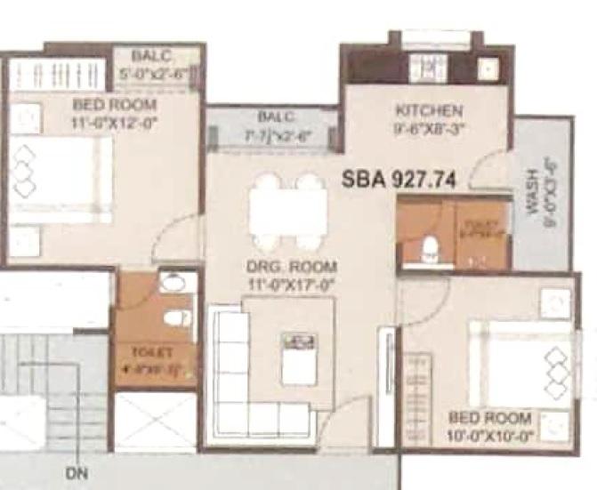 Delta The Empire - Floor Plan