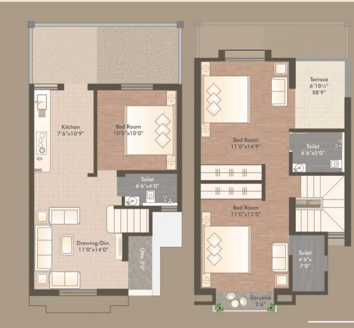 Gokul Duplex - Floor Plan