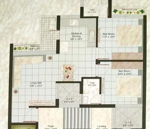 Swastik Panchtatva 2 - Floor plan