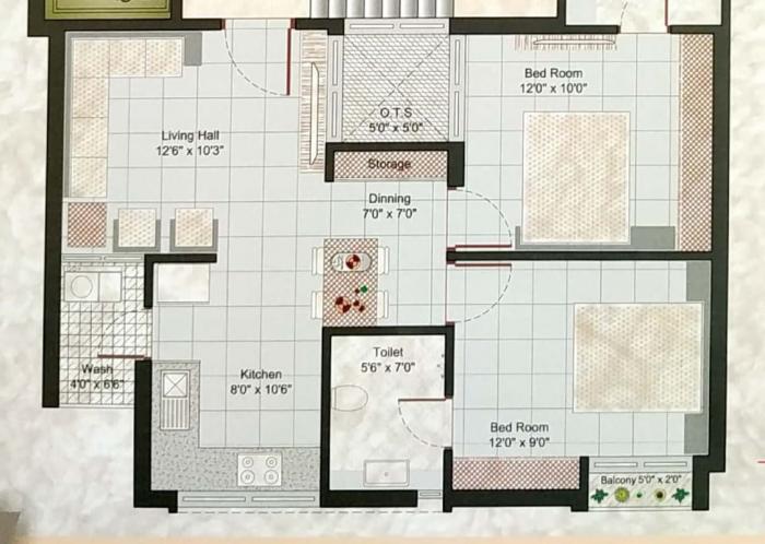 Swastik Panchtatva 2 - Floor Plan