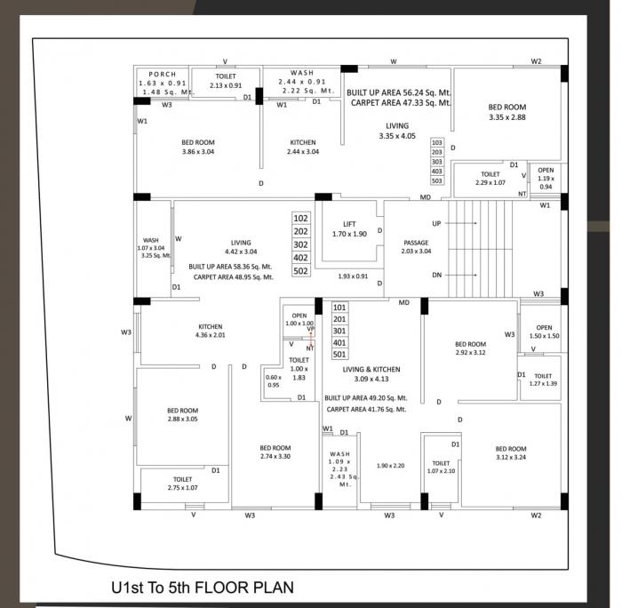 Parth Shivam Apartment - Site Plan
