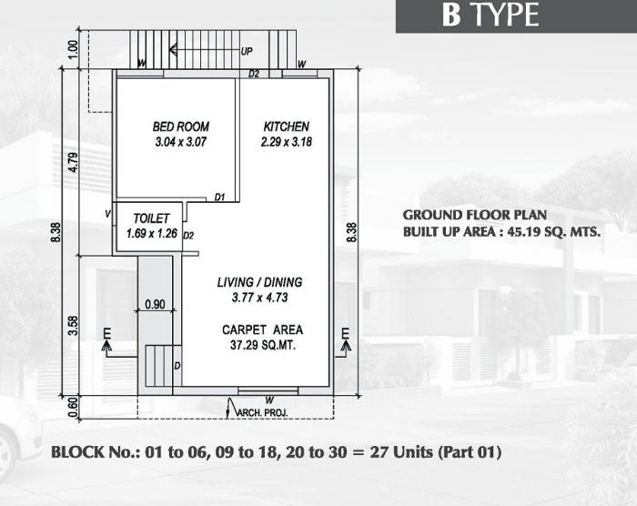 Dev Om Residency - Floor Plan