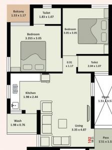 Moksh Giriraj Palace - Floor plan