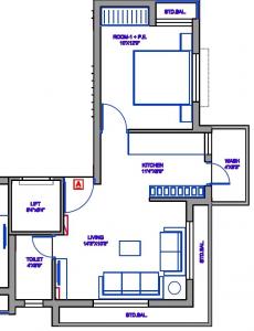 Nihar Balaji Apartment - Floor plan