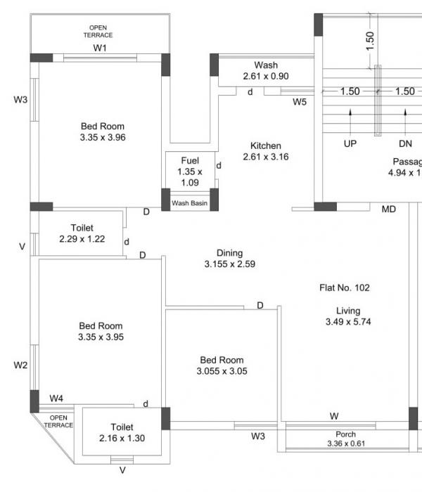 Radhe Rivera View - Floor Plan
