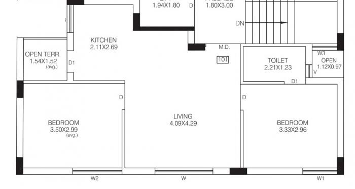 Shaligram Green Apple - Floor Plan