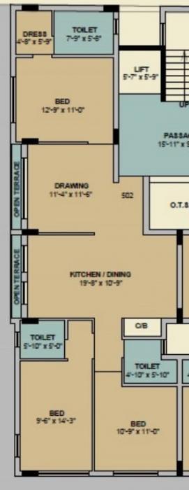D Cube Ira - Floor Plan