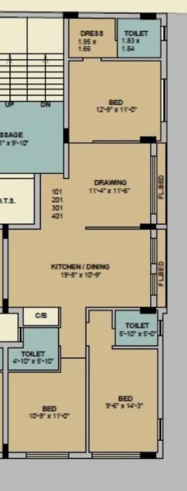 D Cube Ira - Floor Plan