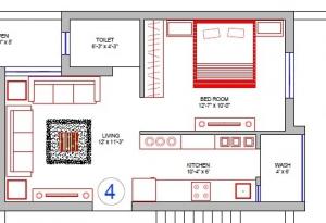 Om Appartment - Floor plan