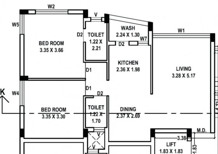 Nandan Residency - Floor Plan