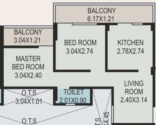 Shree Ambe Flats - Floor Plan