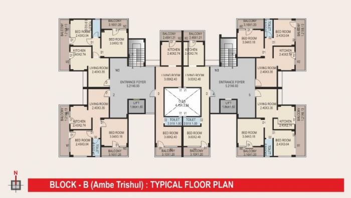 Shree Ambe Flats - Site Plan