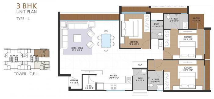 Rajhans Synfonia - Floor Plan