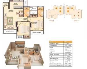 Dosti West County - Floor plan