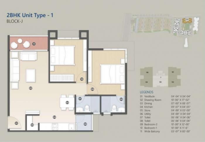 Fortune The Address - Floor Plan
