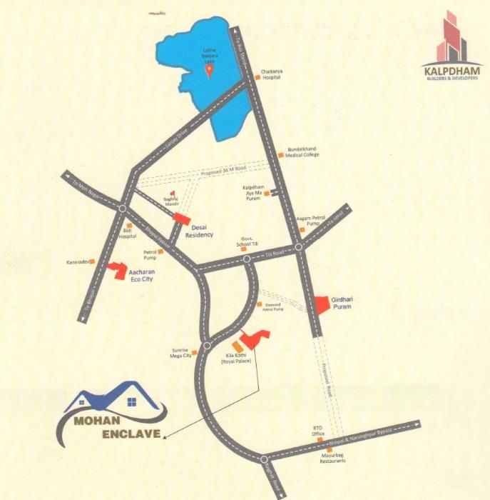 Kalpdham Mohan Enclave - Locality