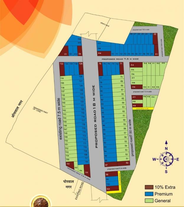 Rudraksha Gold Residency - Master Plan