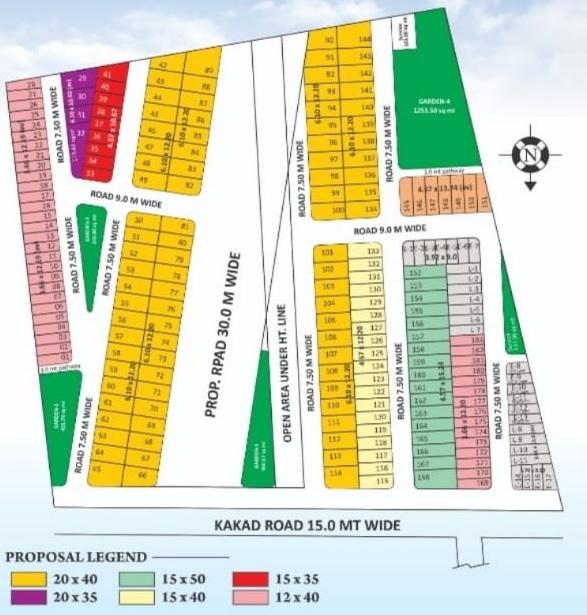 Vasudev Sai Dham Colony - Master Plan