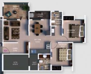 Siddhant Palace Orchids Phase II - Floor plan