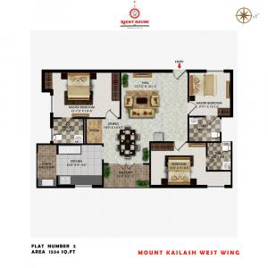 Right House Manasarovar - Floor plan