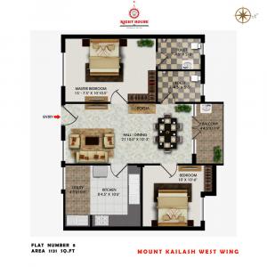 Right House Manasarovar - Floor plan