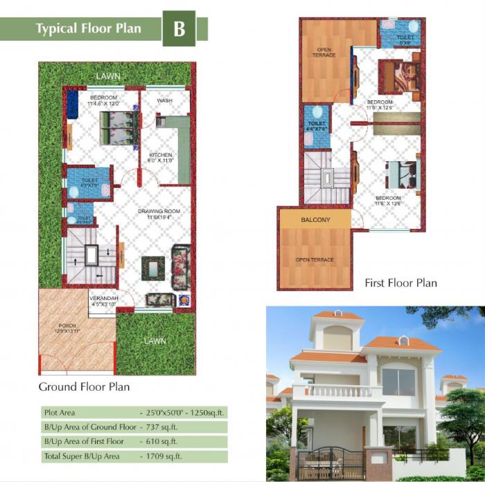 Shreeji Vrindavan - Floor Plan