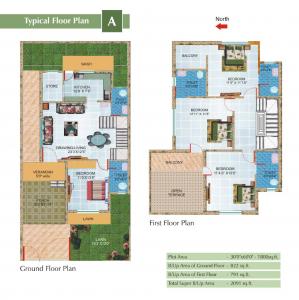 Shreeji Vrindavan - Floor plan