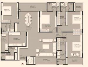 Harsh Macro The Crest - Floor plan