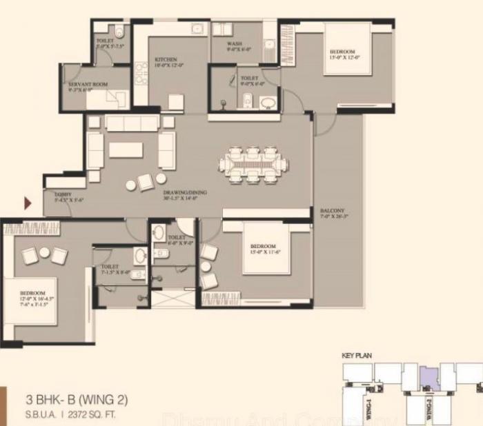 Harsh Macro The Crest - Floor Plan