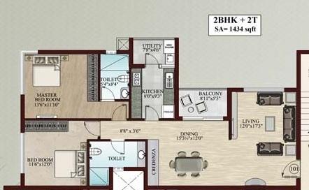 Falling Waters - Floor Plan